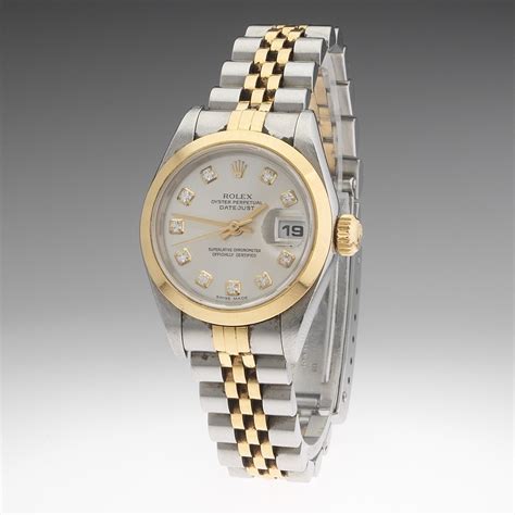 1935 rolex women's 18k w diamond perpetual|Ladies ROLEX OYSTER PERPETUAL / DATEJUST Watch .